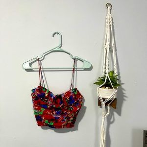 NWOT
High Fashion Ruffle Crop Top - Zara